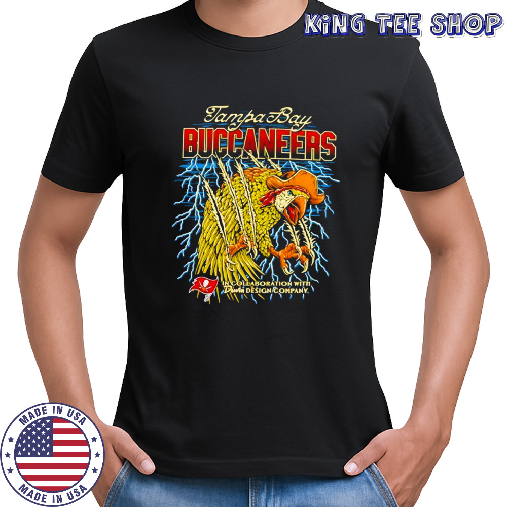 Parrot Tampa Bay Buccaneers 50 seasons of the krewe parrot in collaboration vintage shirt