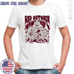 Philadelphia Phillies baseball phanatic red october Hallowenn characters shirt