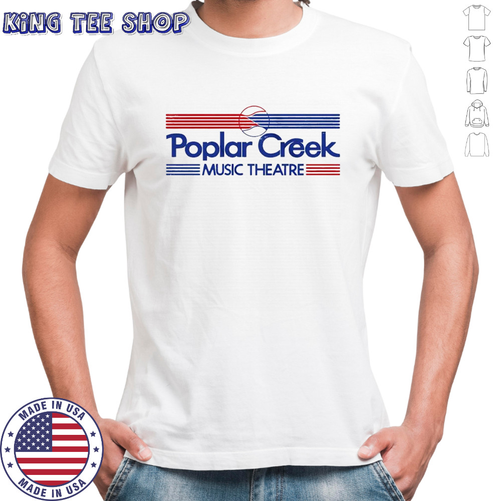 Poplar Creek Music Theater logo shirt