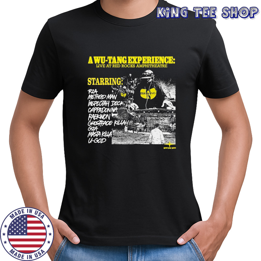 Project X Paris Wu-Tang Clan Starring Live At Red Rocks Amphitheatre T-shirt