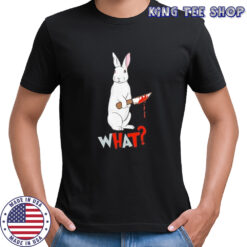 Rabbit What Halloween funny shirt