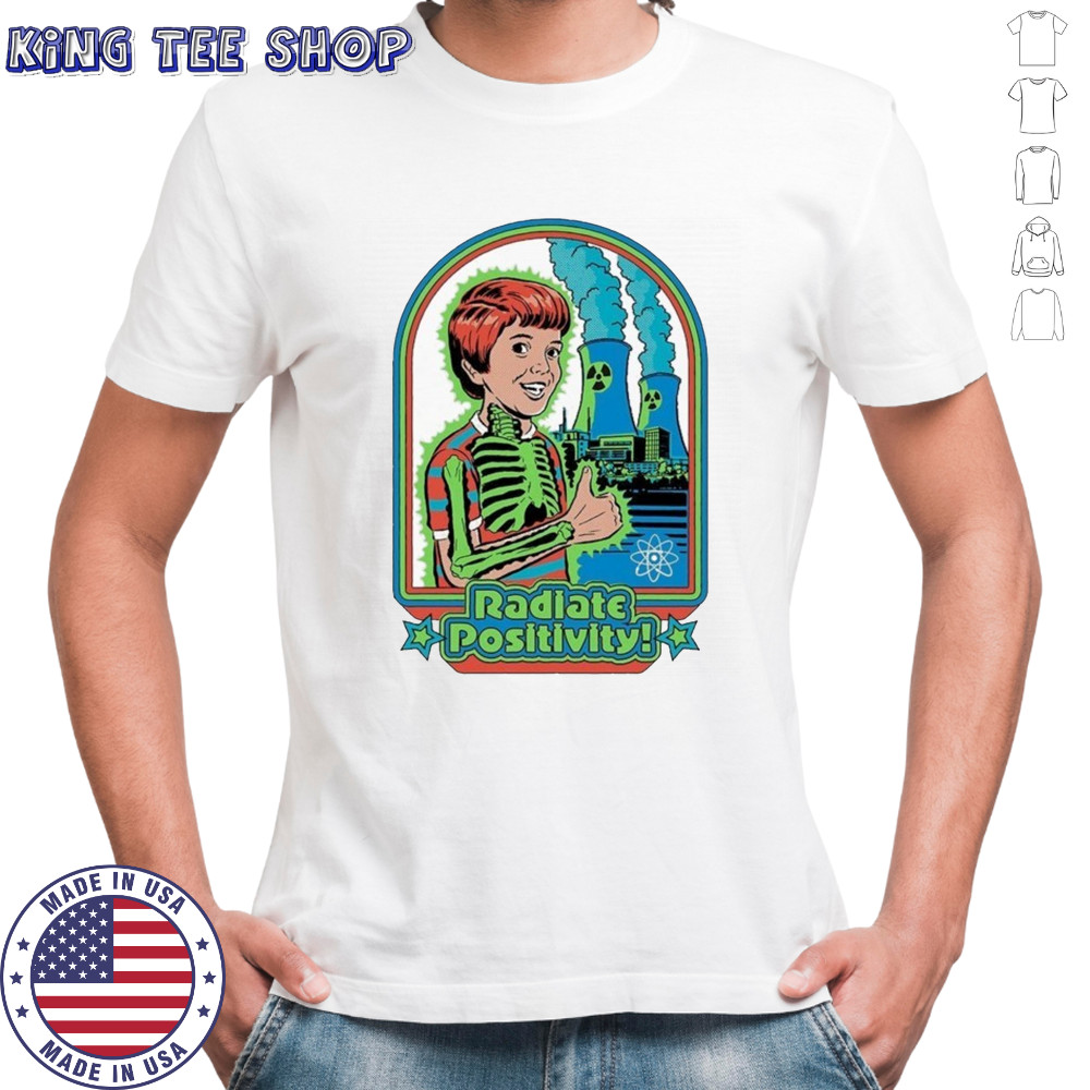 Radiate Positivity Thumb Skeleton T-shirt