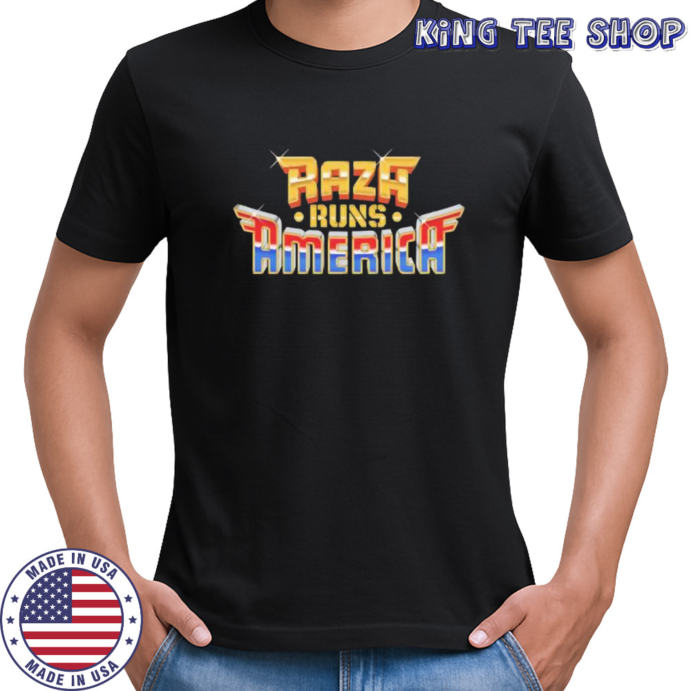 Raza Runs America Retro Style shirt