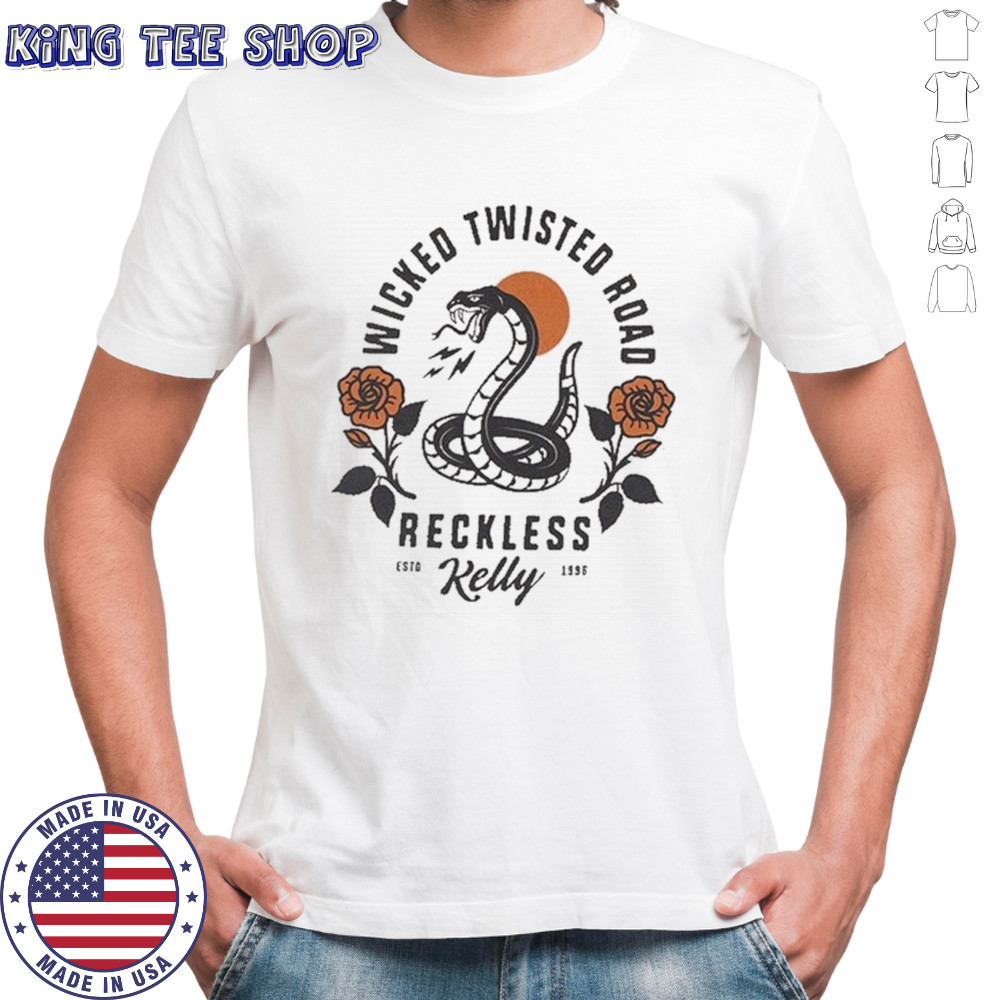 Reckless Kelly Wicked Twisted Road Est 1996 Snake T-shirt