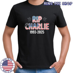 Rip Charlie 1993 2025 American flag shirt