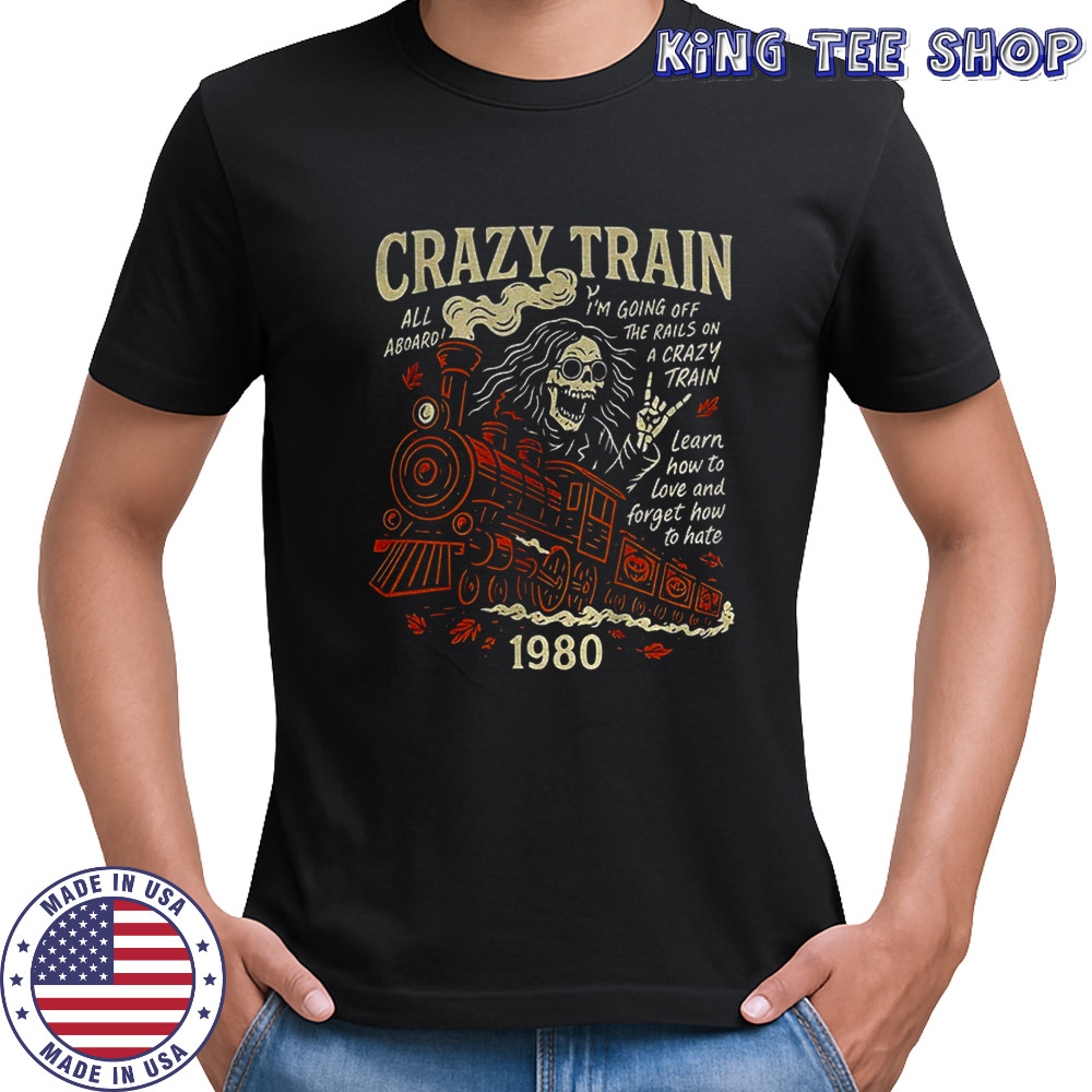 RIP Ozzy Osbourne 1948 2025 crazy train all aboard I’m going off the rails on a crazy train shirt