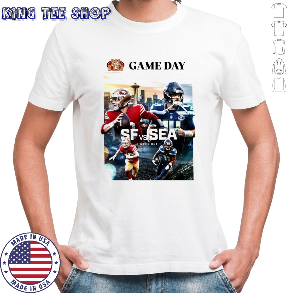 San Francisco 49ers vs. Seattle Seahawks week one NFL shirt
