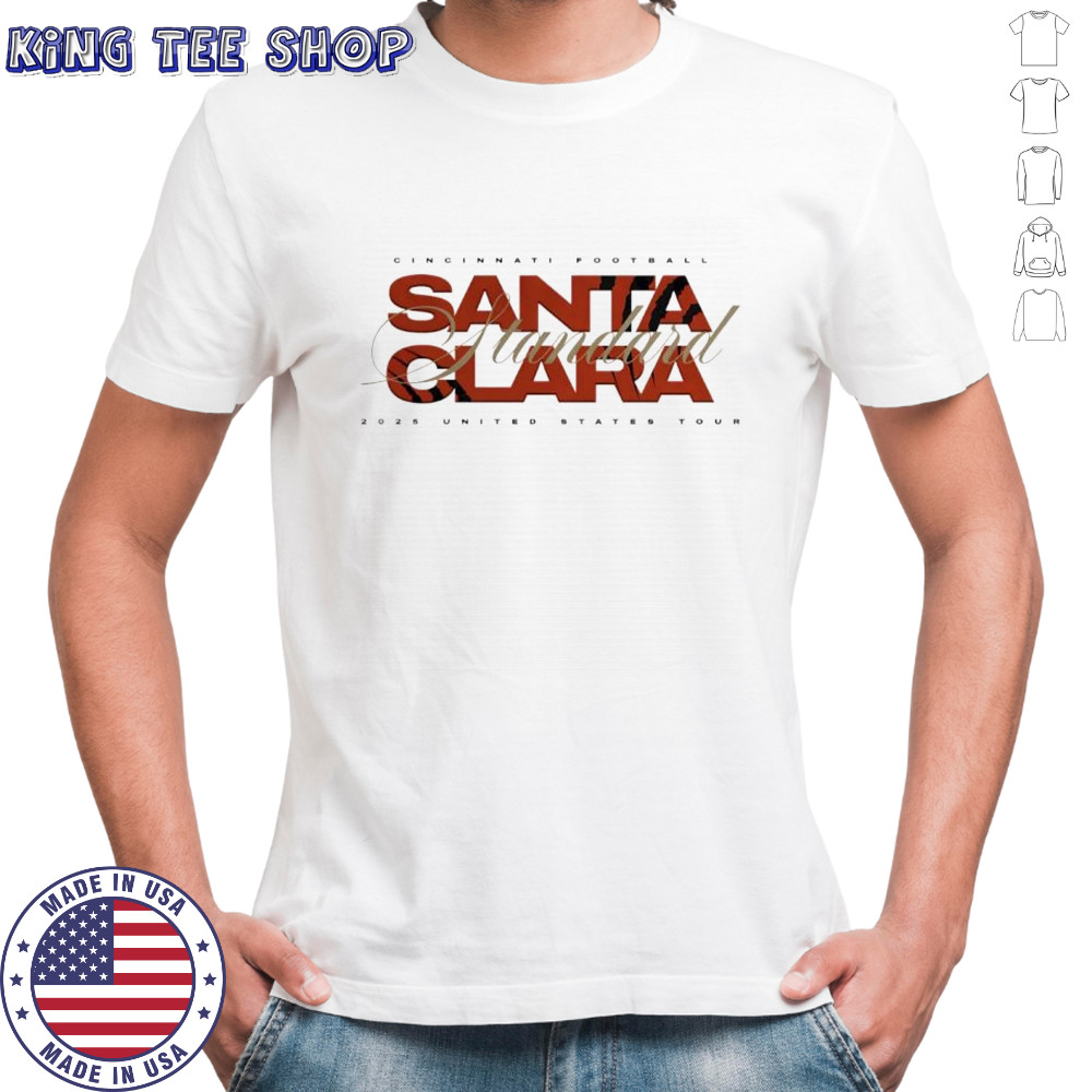 Santa Clara Standard Cincinnati Football 2025 United states tour shirt