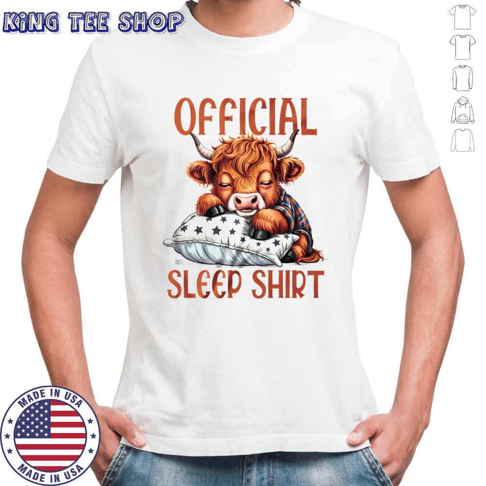 Scottish Highland Cow Official Sleepshirt Funny Sleeping shirt
