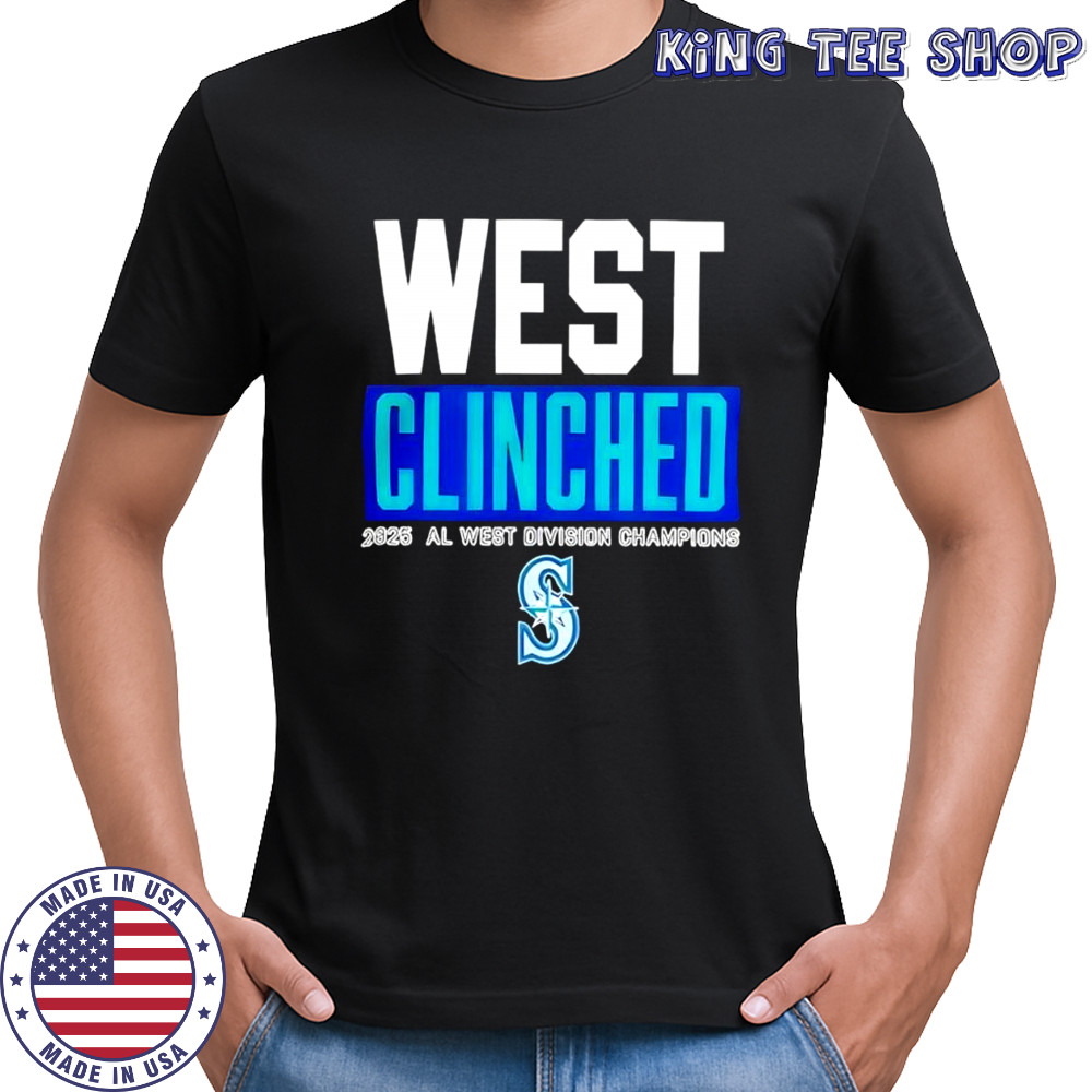Seattle Mariners Playoffs Clinched AL West Division Champions 2025 shirt