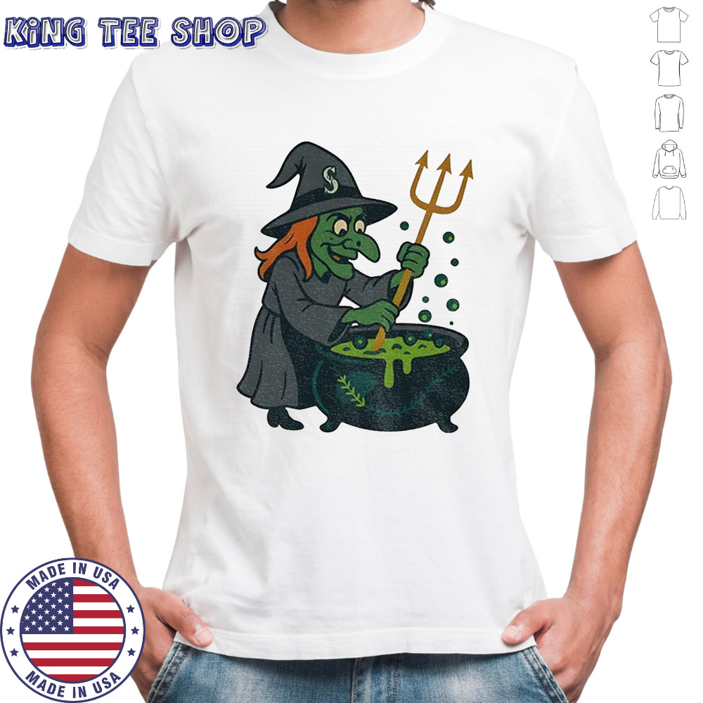 Seattle Mariners Witch MLB Baseball 2025 gift for fan Halloween shirt