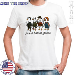 Silly Goose Clipart Just a horror Goose Happy Halloween 2025 shirt