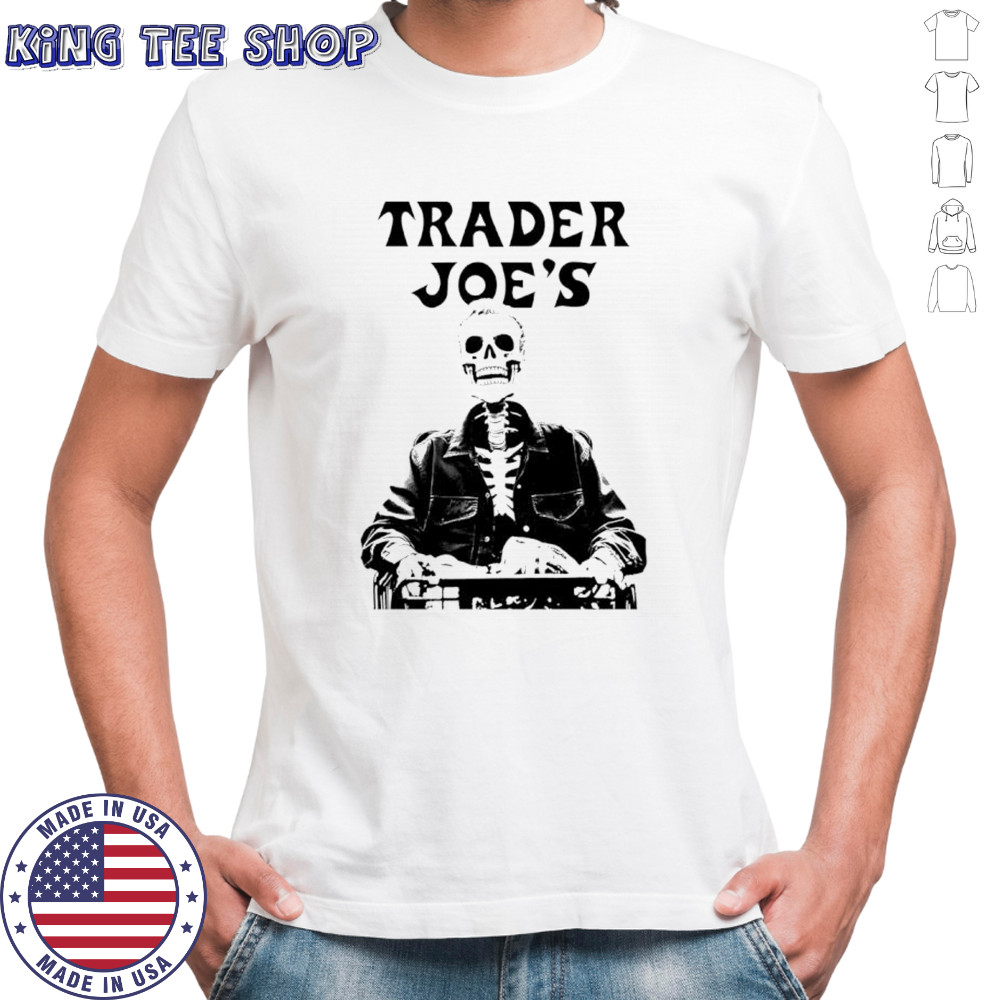 Skeleton Trader Joe’s shirt