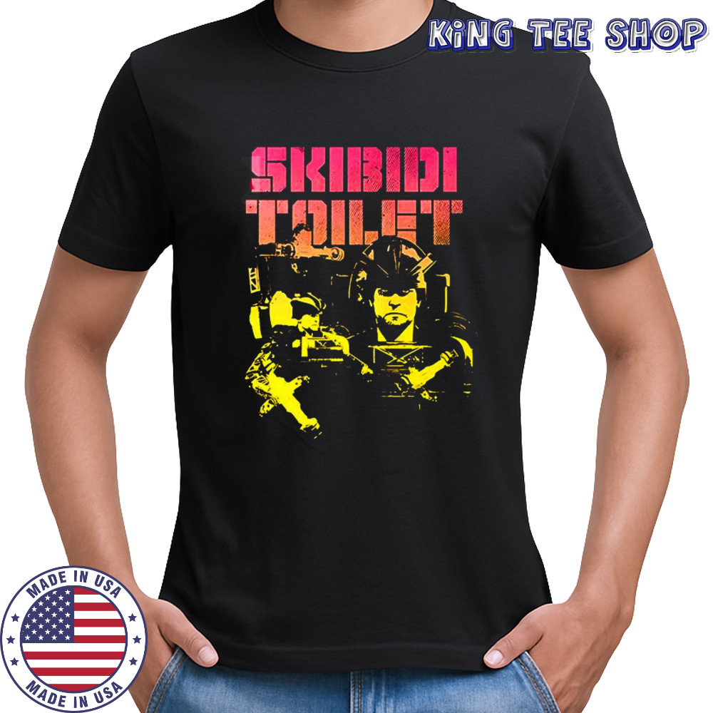 Skibidi Toilet Detainer Astro Gradient shirt