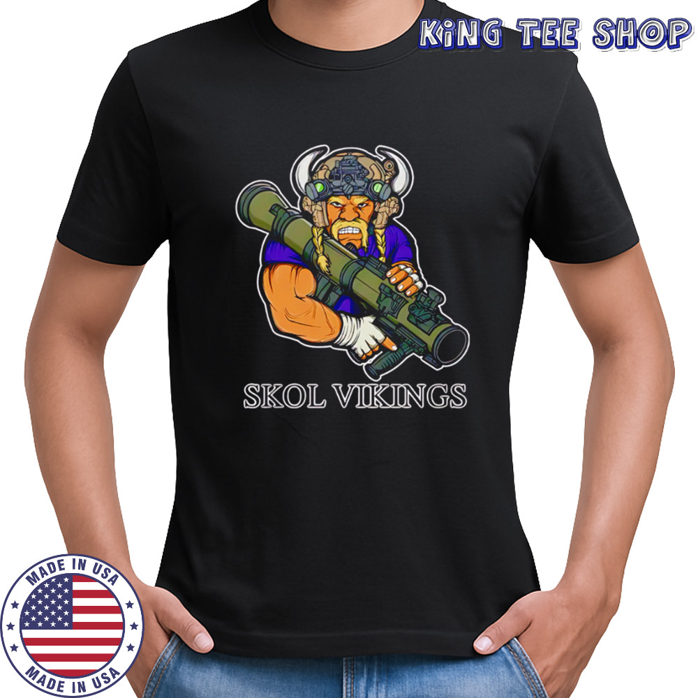 Skol Vikings Minnesota Vikings Military Rocket Launcher shirt