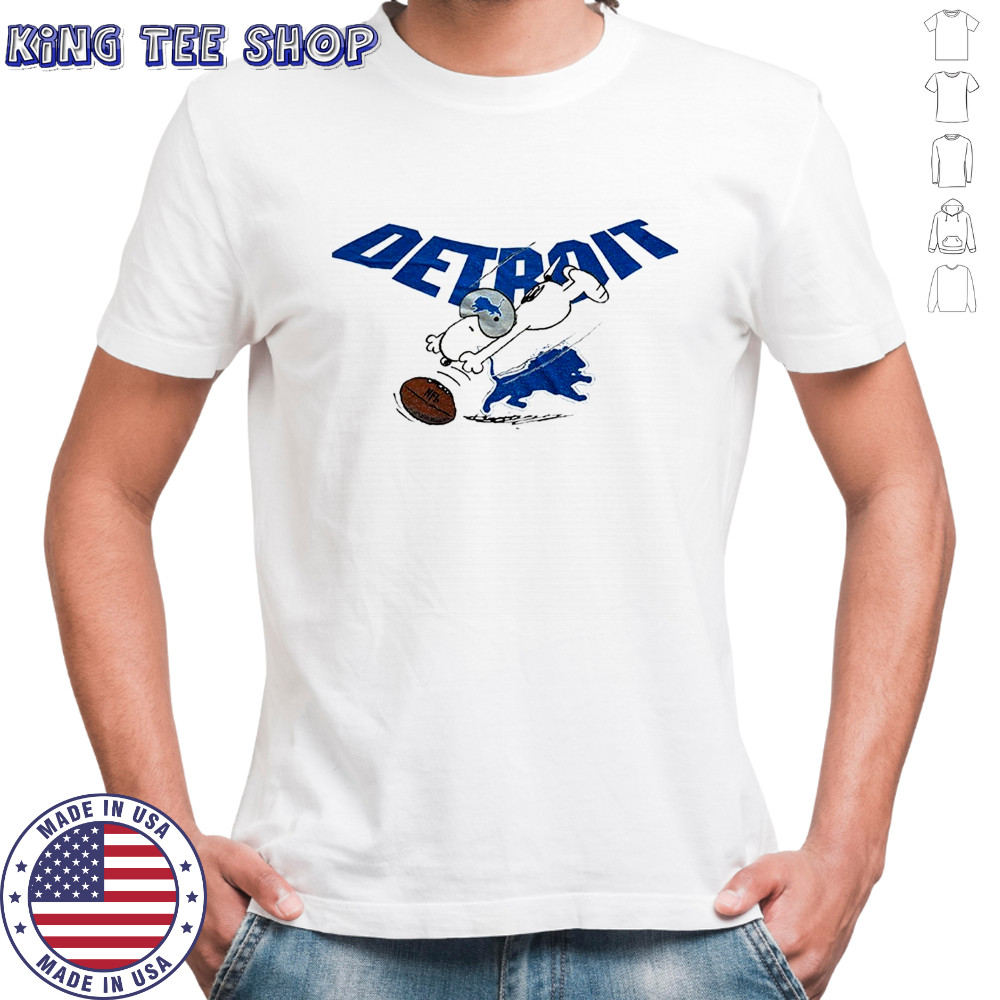 Snoopy Detroit Lions logo vintage NFL 2025 shirt