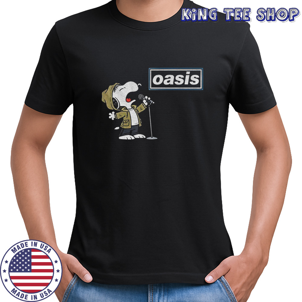 Snoopy Singer Oasis Live ’25 vintage shirt