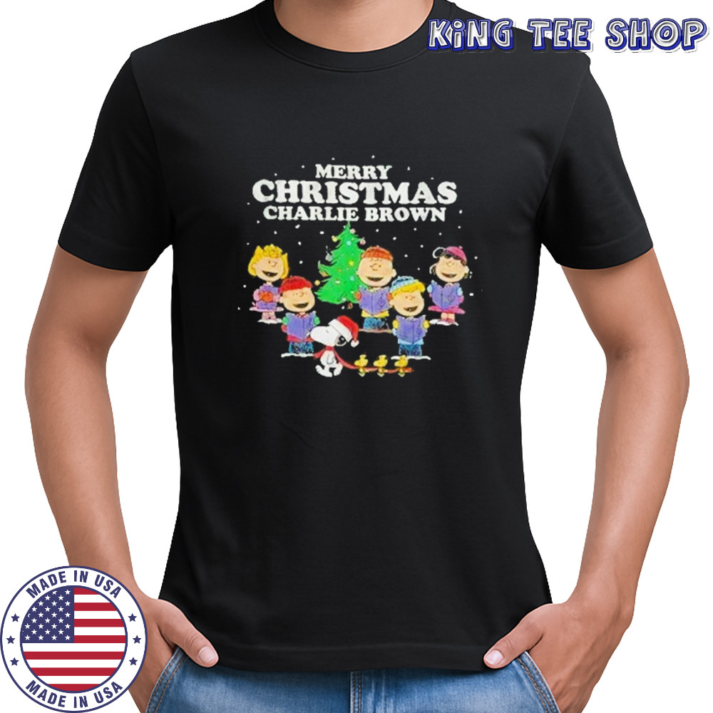 Snoopy The Peanuts A Charlie Brown Merry Christmas T-Shirt