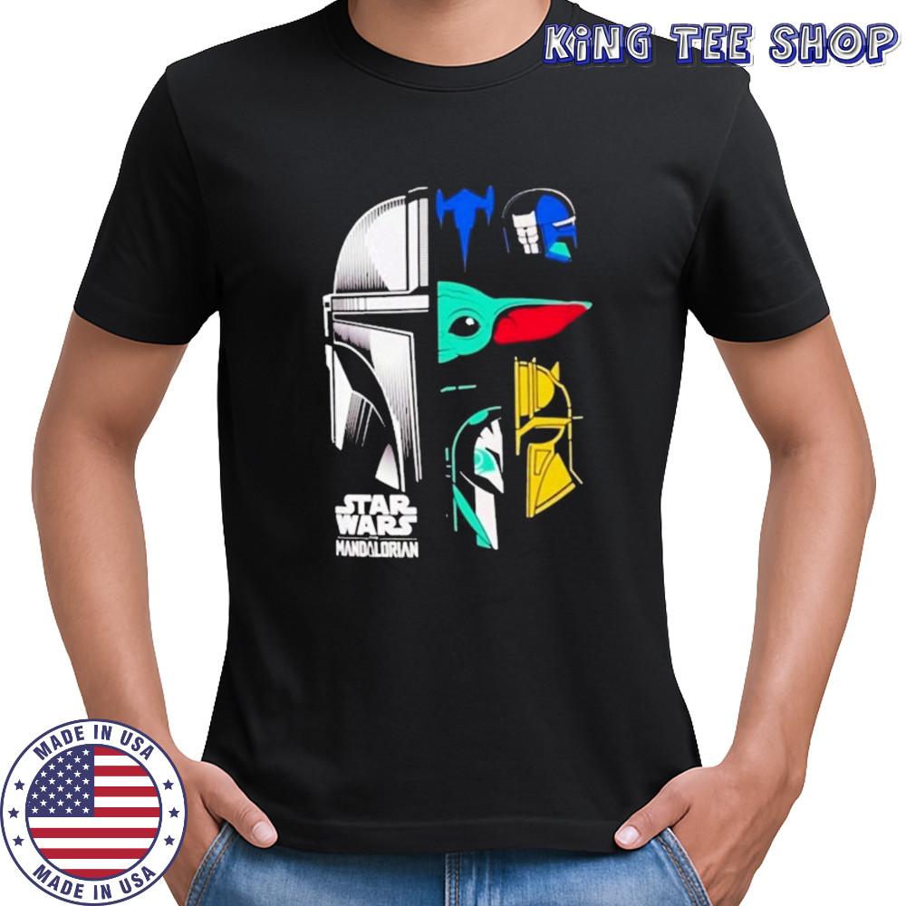 Spencers Star Wars Mandalorian Panels T-shirt