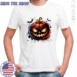 Spooky pumpkin Happy Halloween shirt