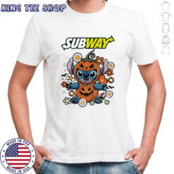 Stitch Halloween with Subway logo shirt