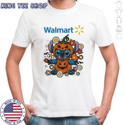 Stitch Halloween with Walmart logo shirt