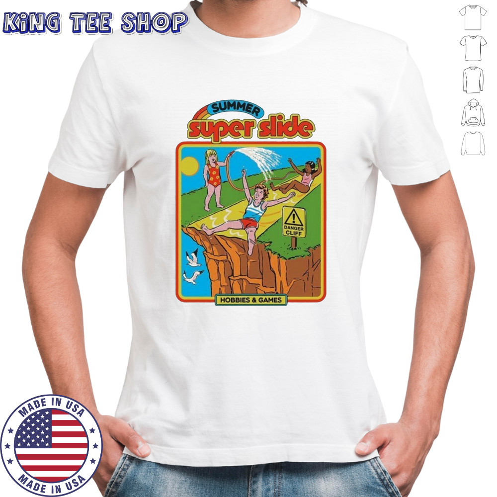 Summer Super Slide Hobbies And Games Danger Cliff T-shirt