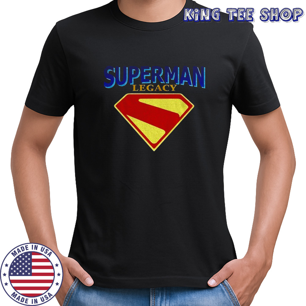 Superman Legacy 2025 logo shirt