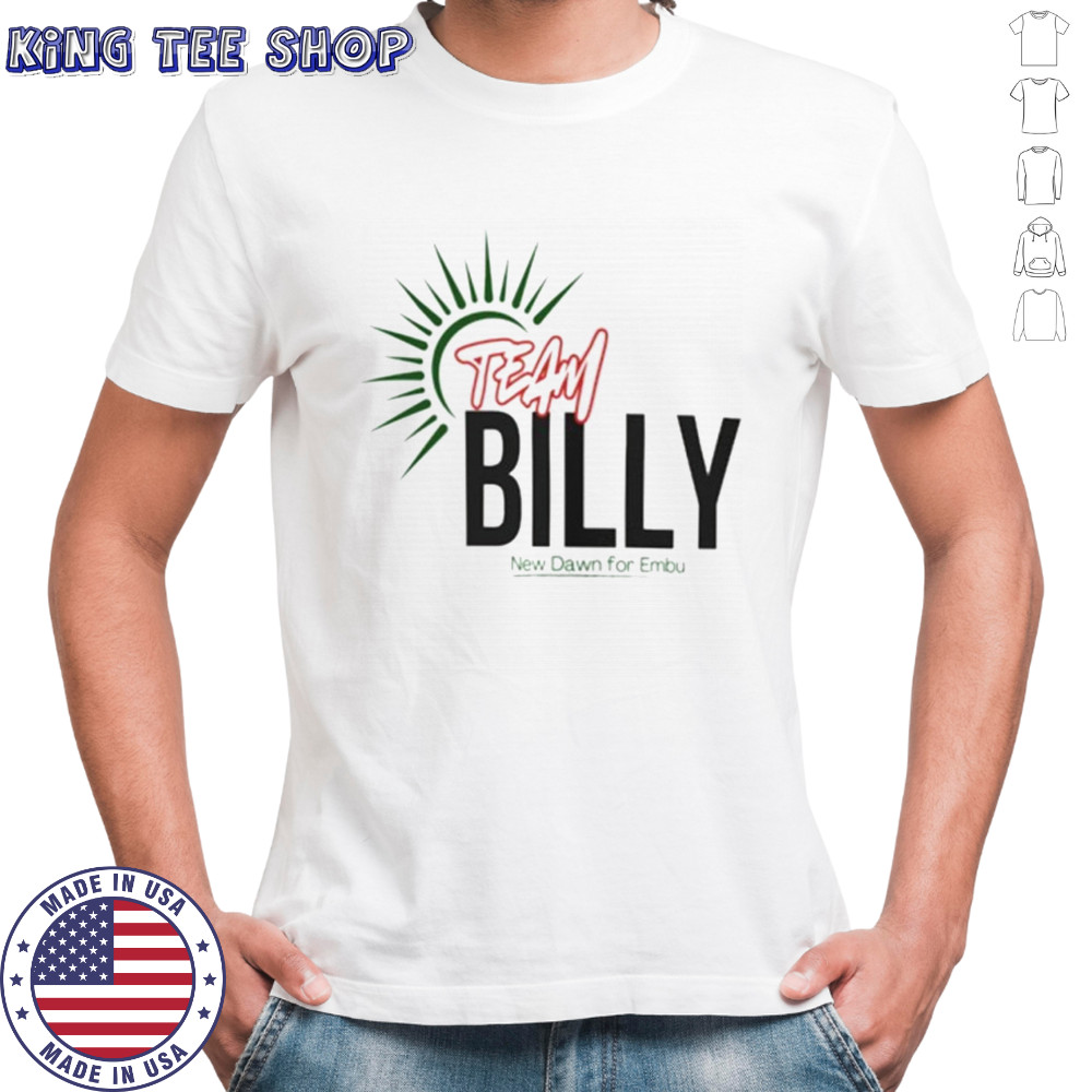 Team billy new dawn for Embu shirt
