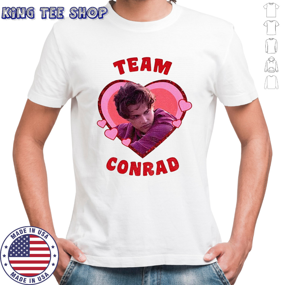 Team Conrad Conrad Fisher read heart shirt
