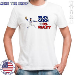 Teoscar Hernández 99.4% catch 0% reality shirt