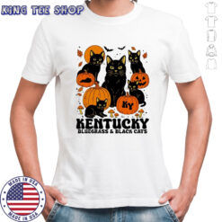 The Bluegrass and black cats halloween pumpkin shirt
