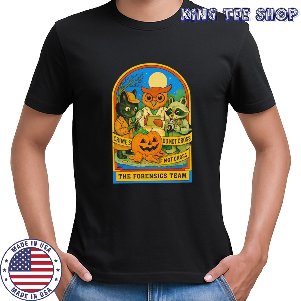 The forensics team Halloween shirt