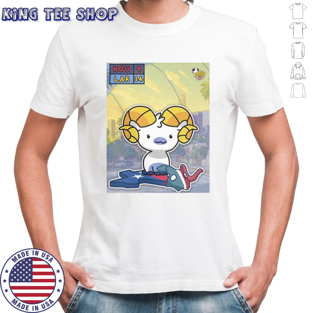 The Los Angeles Rams Stampede Through Houston Texans T-Shirt