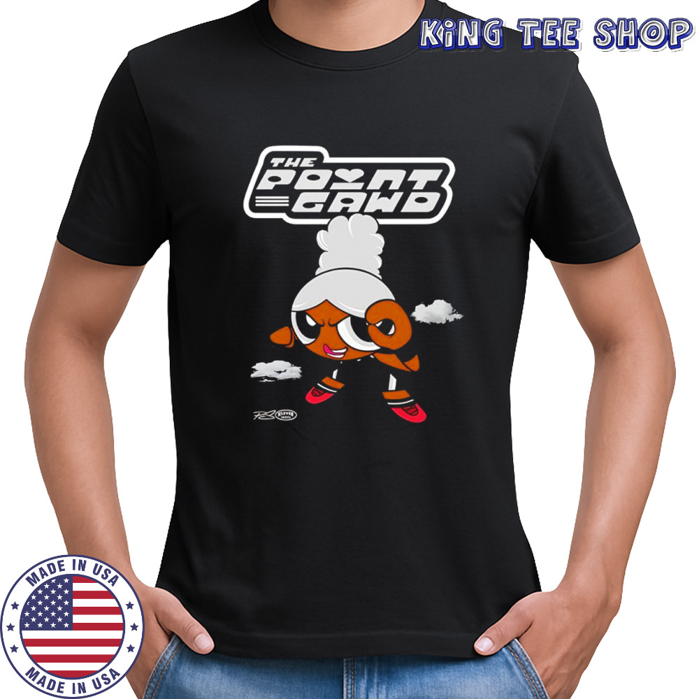 The Point Gawd PowHERpuff girl cartoon shirt
