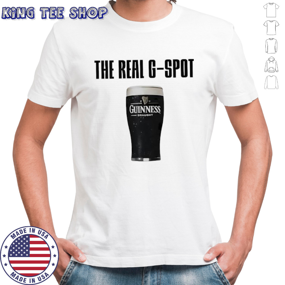 The Real G Spot Guinness Draught Beer shirt