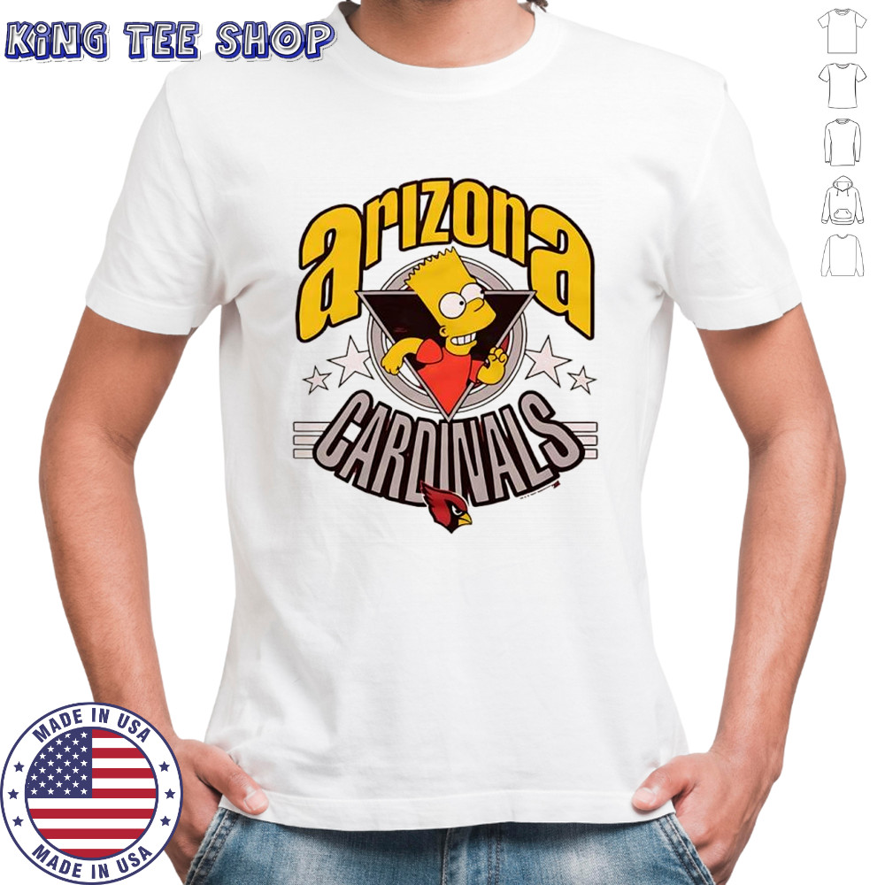 The Simpsons Bart x Arizona Cardinals graphic shirt