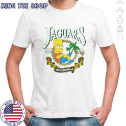 The Simpsons Bart X Jacksonville Jaguars T-Shirt