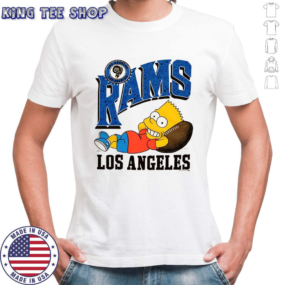The Simpsons Bart x Los Angeles Rams shirt
