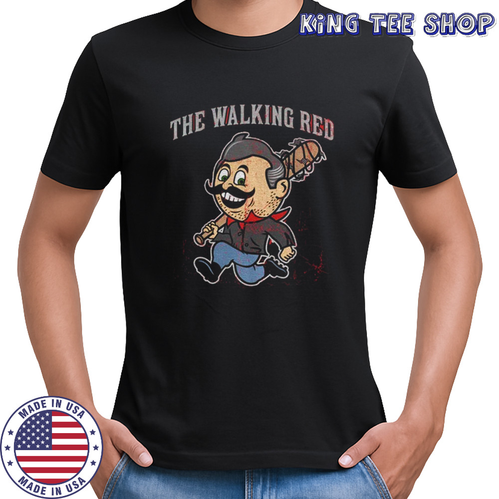 The walking red shirt