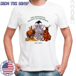 The Zoological society of Cincinnati est 1873 cartoons shirt