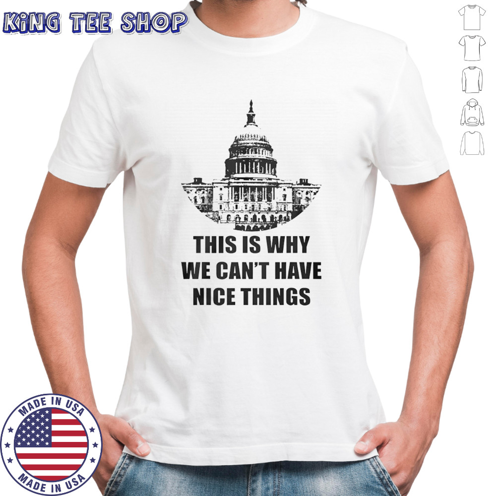 This is why we can’t have nice things anti government shirt