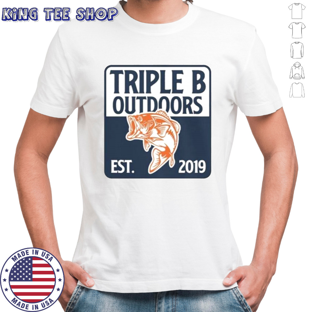 Triple B Outdoors Bass Fishing Est 2019 T-Shirt