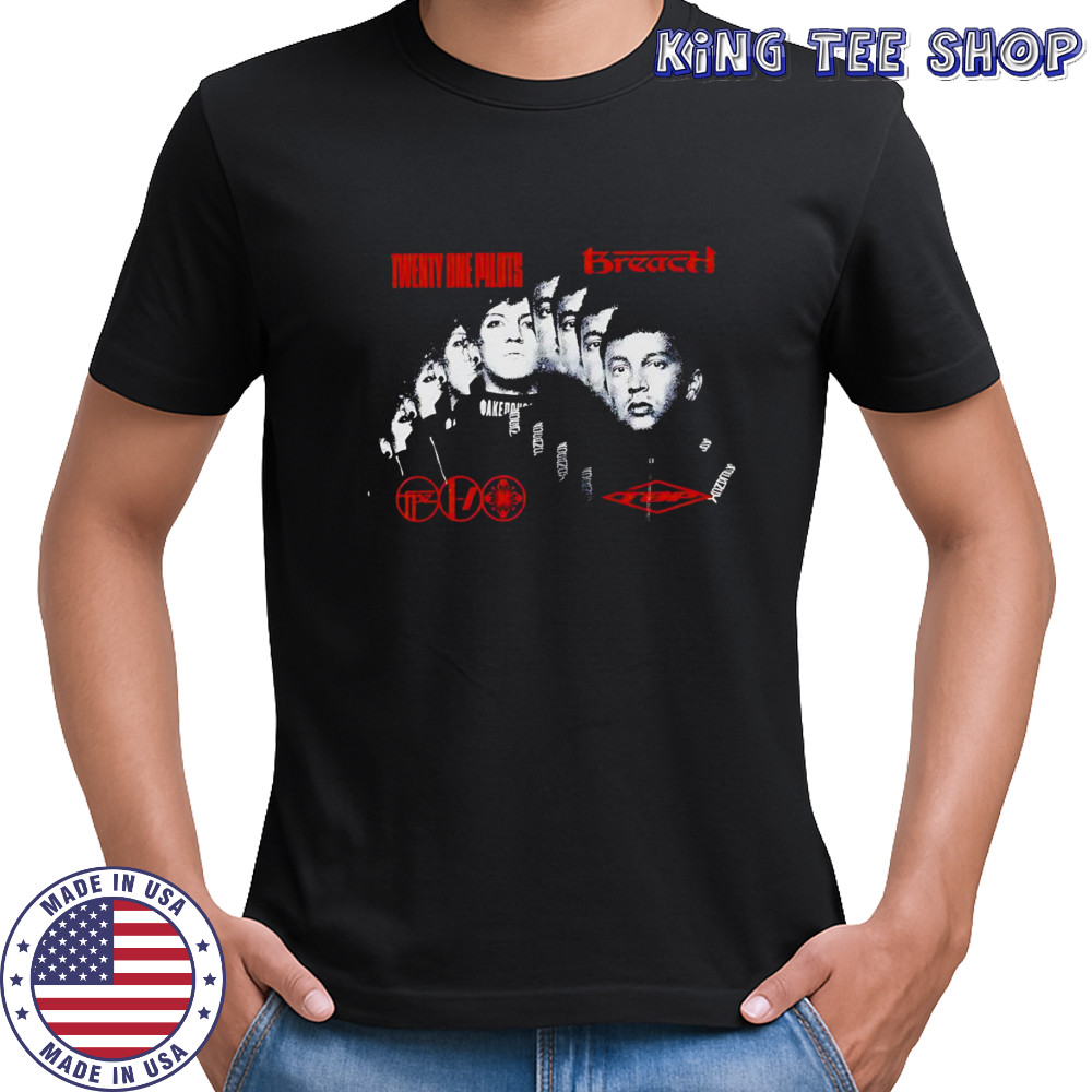 Twenty One Pilots Breach faces shirt