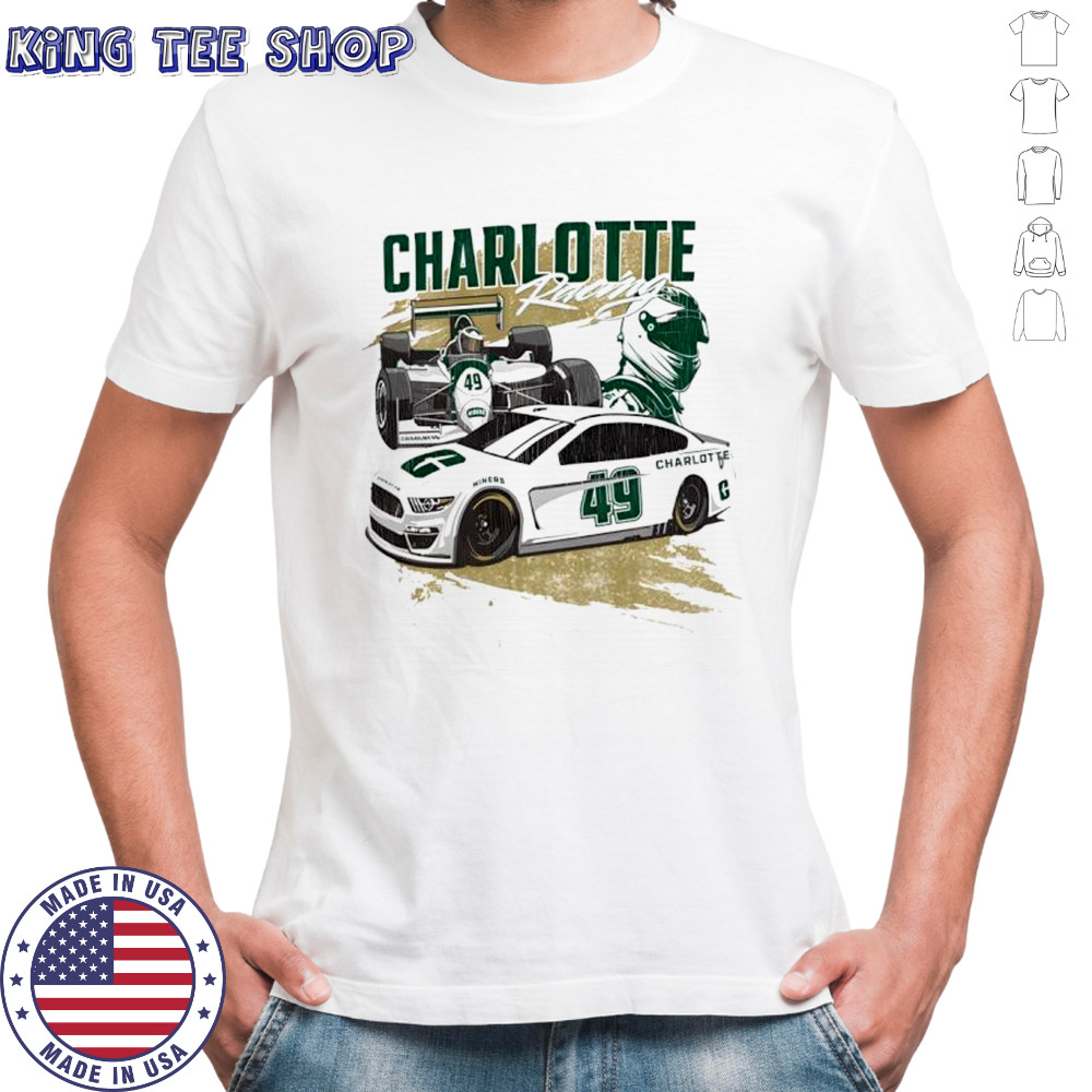 UNC Charlotte Racing Car shirt