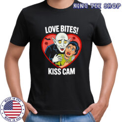 Vampire love bites kiss cam parody Halloween shirt
