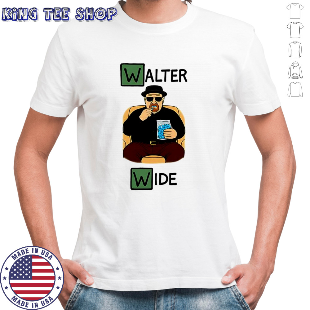 Walter Wide White Breaking Bad caricature shirt