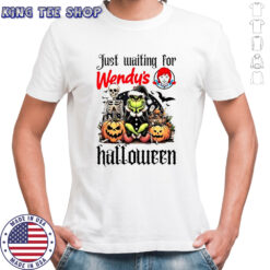 Wendy’s Grinch just waiting for Halloween goth graphic shirt