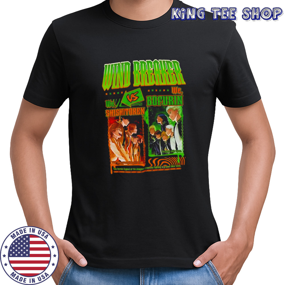 Wind Breaker Shishittoren vs Bofurin shirt