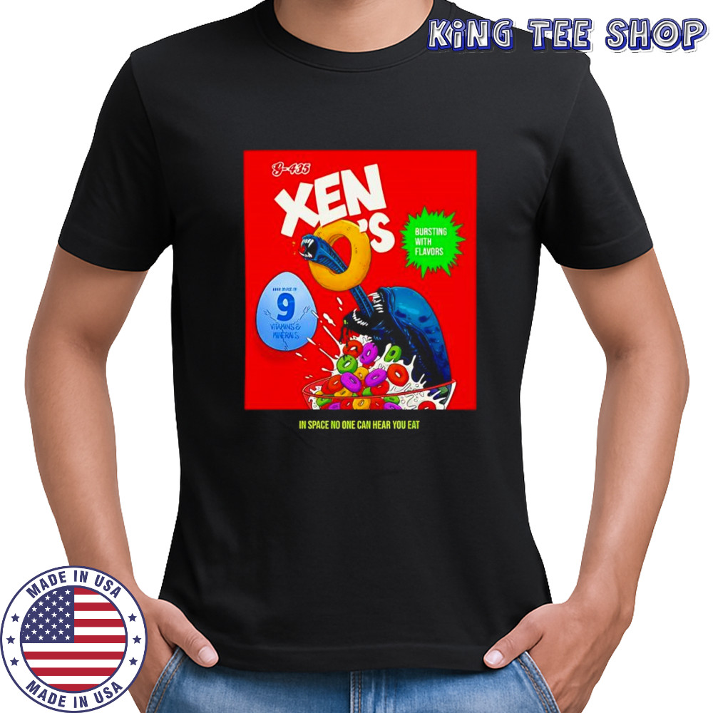 Xeno’s in space no one can hear you eat bursting with flavors alien shirt